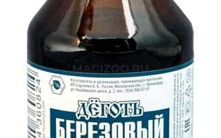 Березовый деготь: польза и вред, инструкция по применению, цена