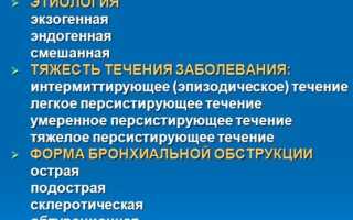 Виды и формы бронхиальной астмы
