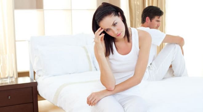 Жёлтое тело справа и бесплодие