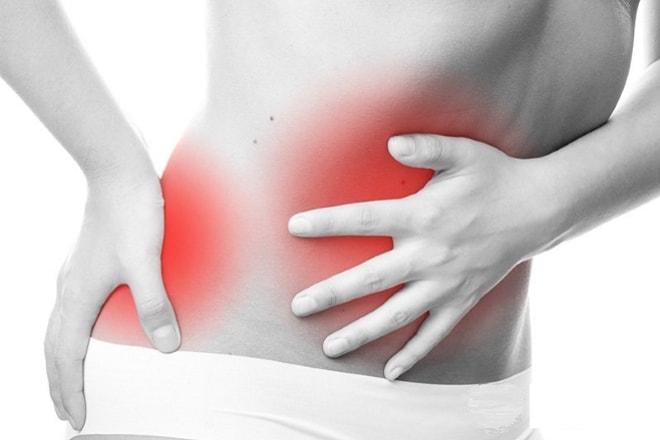Проявление боли при кистозных образованиях яичника