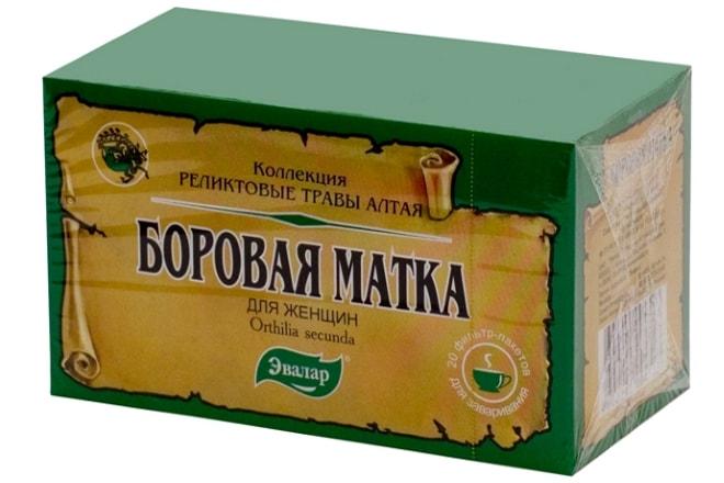Упаковка Боровой матки